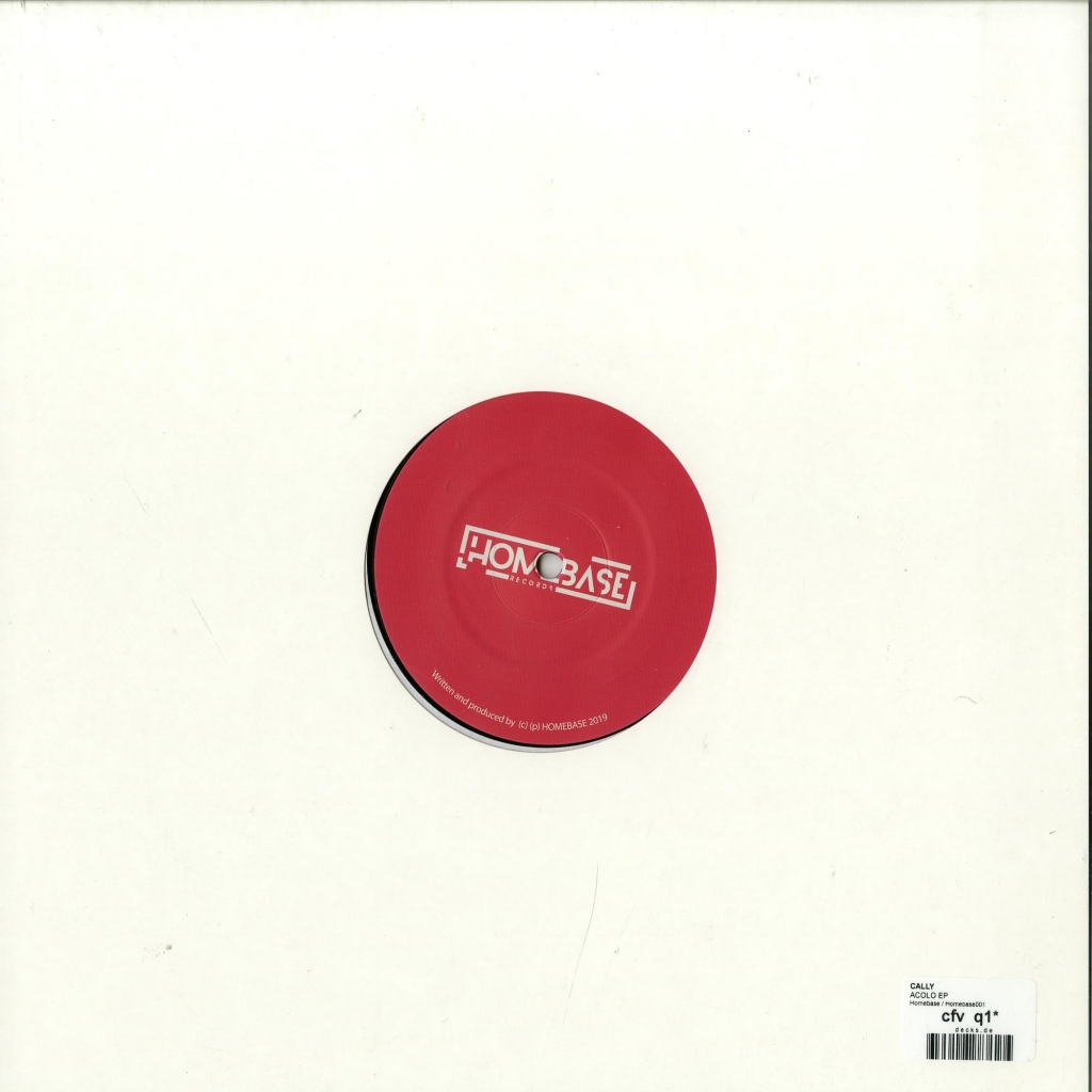 (  Homebase 001 ) Cally - ACOLO EP 12" Vinyl D - Homebase